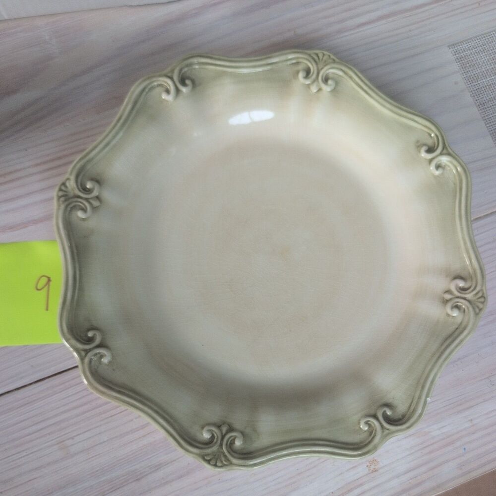 Lenox Dinner Plate Green Colore Verde VERDE 9” Italy